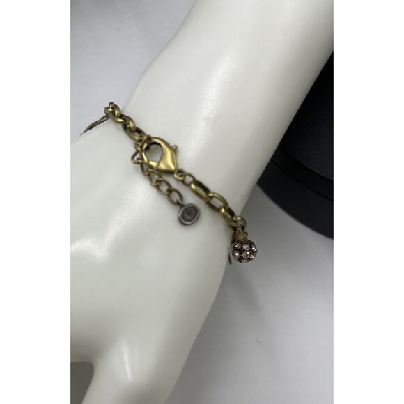 Silpada Think Pink Out Loud Breast Cancer Awareness Charm 925 Brass Bracelet - Picture 9 of 14